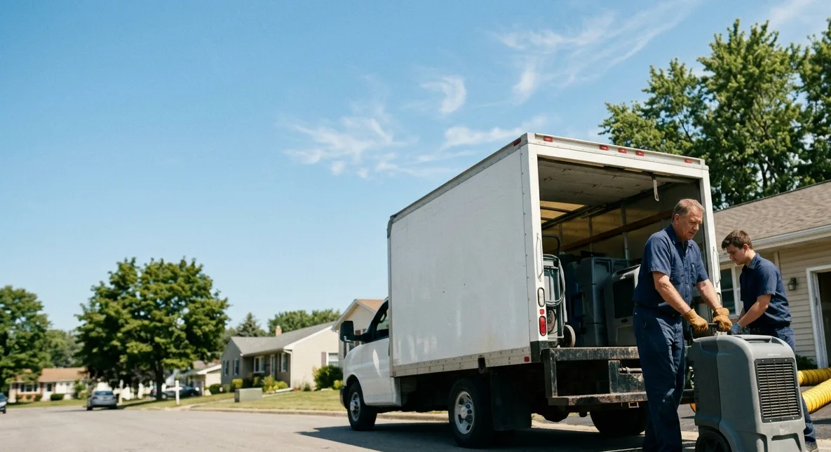Water Damage Cleanup in Dallas Center, IA near me
